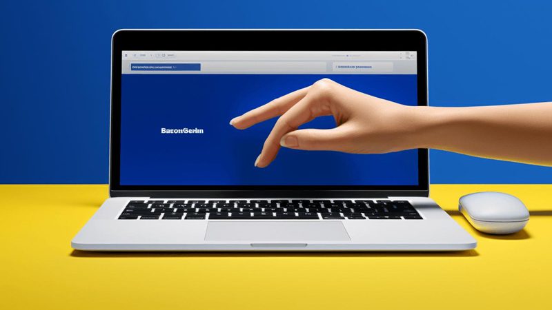 Modern high-converting business website concept displayed on laptop screen for SEO and lead generation